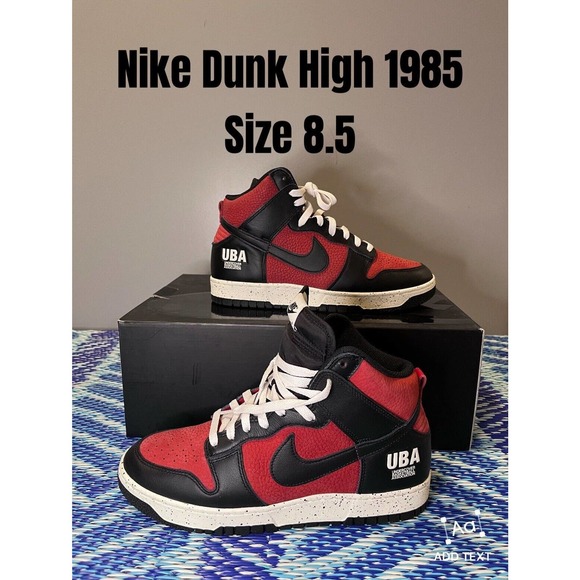Nike Dunk High 1985 x Undercover UBA 2021 Men’s Size 8.5 DD9401 600 Gym Red